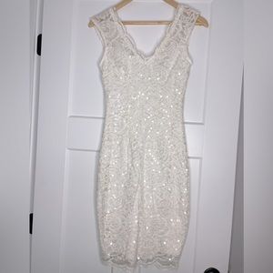 Sequence Off White Dress